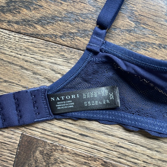Natori Bliss Perfection Underwire Contour Bra | MIDNIGHT NAVY | Size 32C - Picture 5 of 5